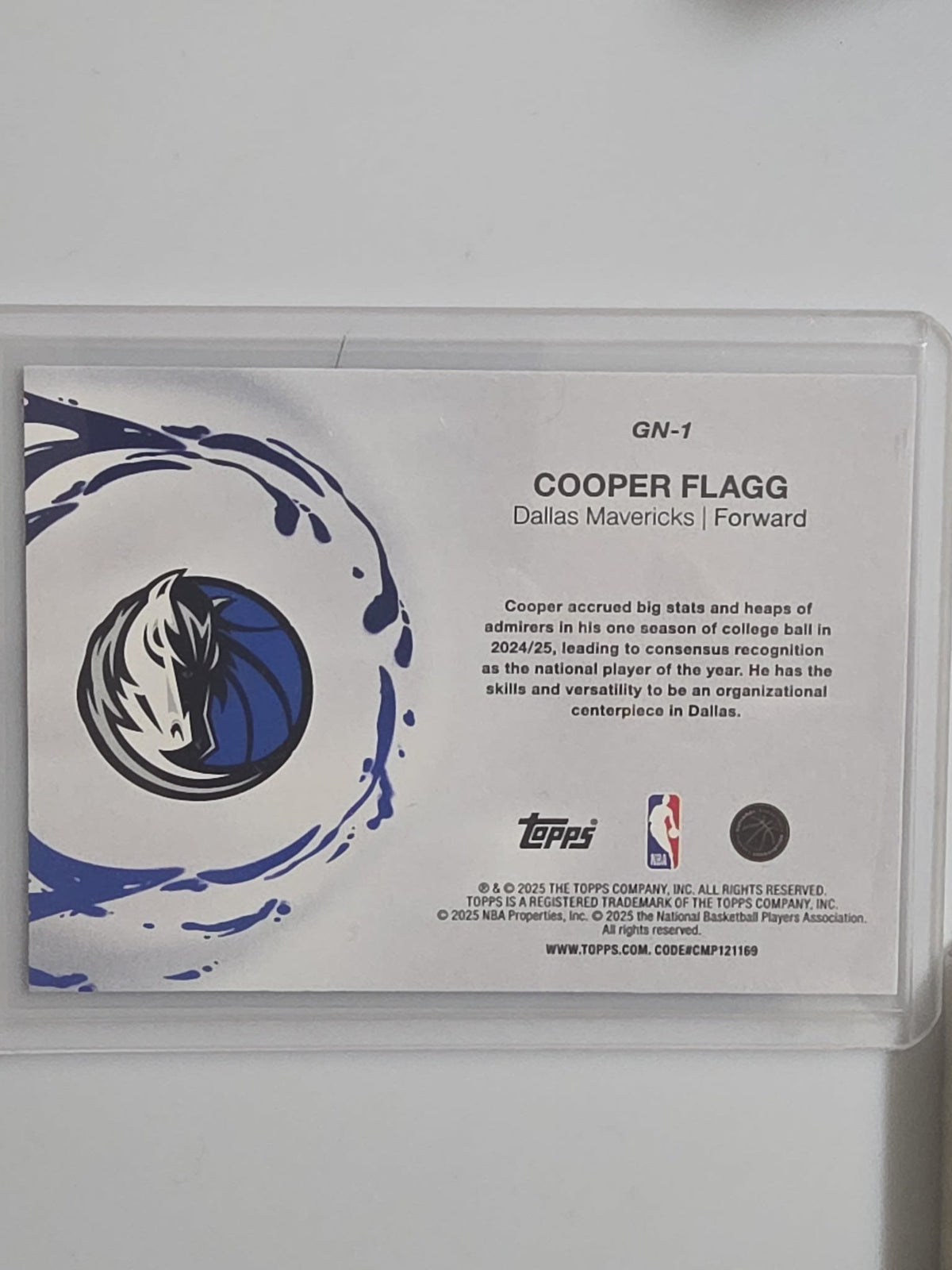 2025 Topps Generation Now Cooper Flagg #GN-1 - view 2