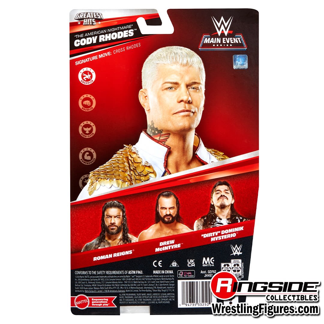 Mattel WWE Main Event Series Cody Rhodes - view 2