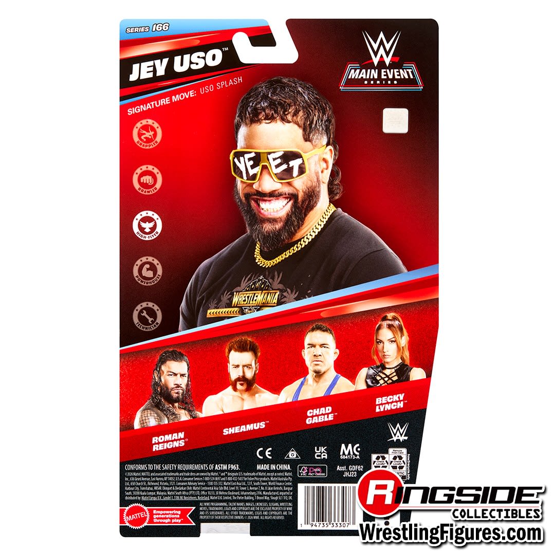 2026 Mattel WWE Main Event Series Jey Uso - view 2