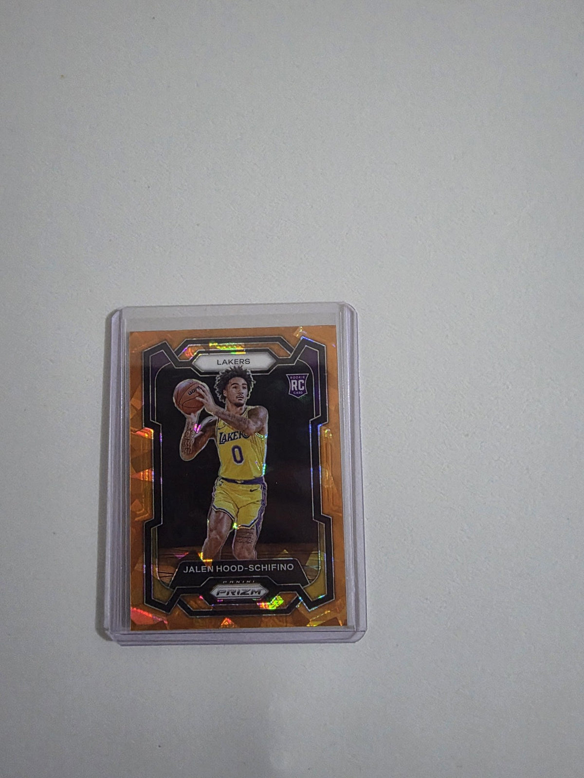 2023-24 Panini Prizm Basketball Jalen Hood-Schifino Orange Ice #145