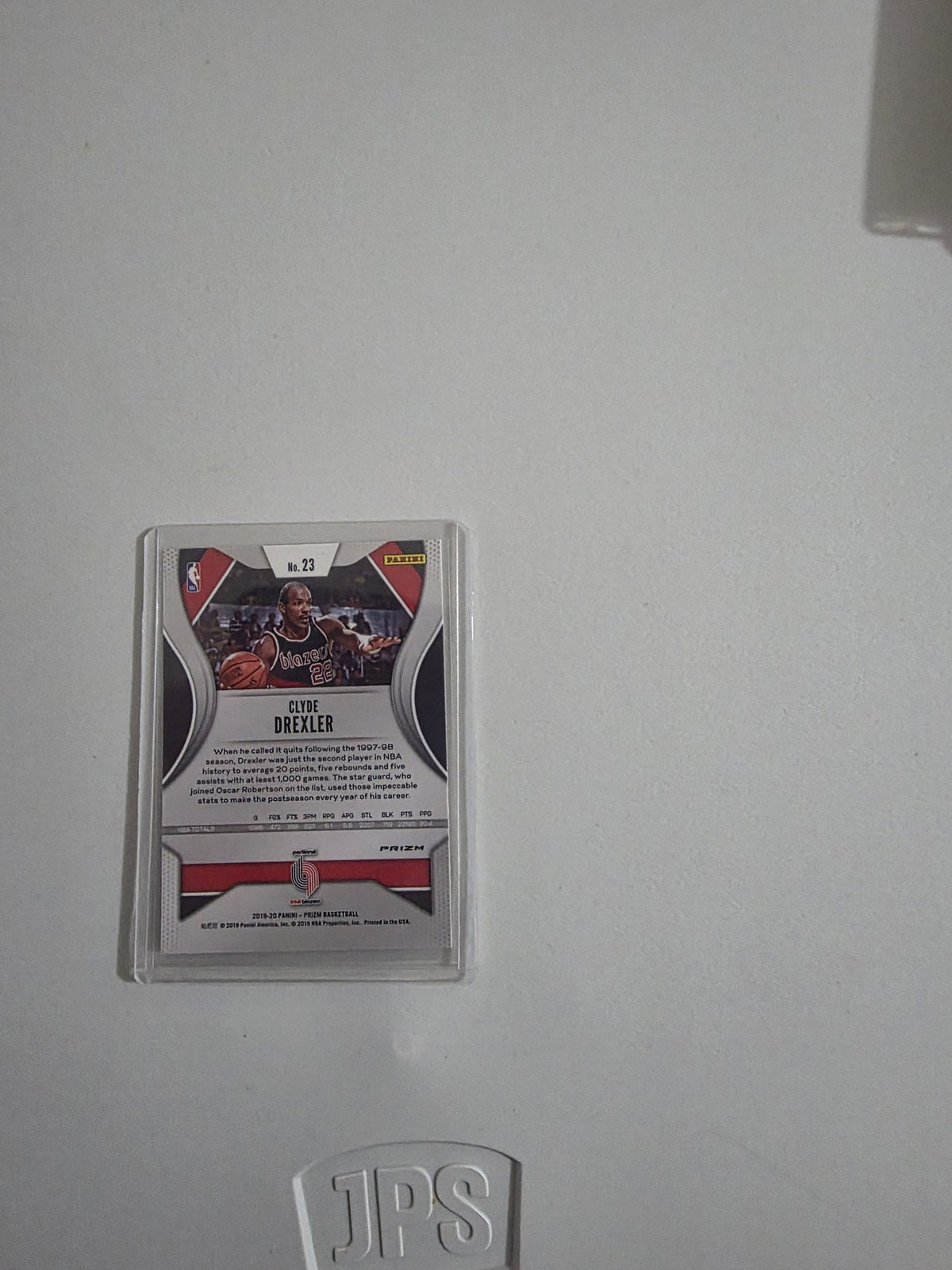 2019 Panini Prizm Basketball Clyde Drexler Silver Prizm #23 - view 2