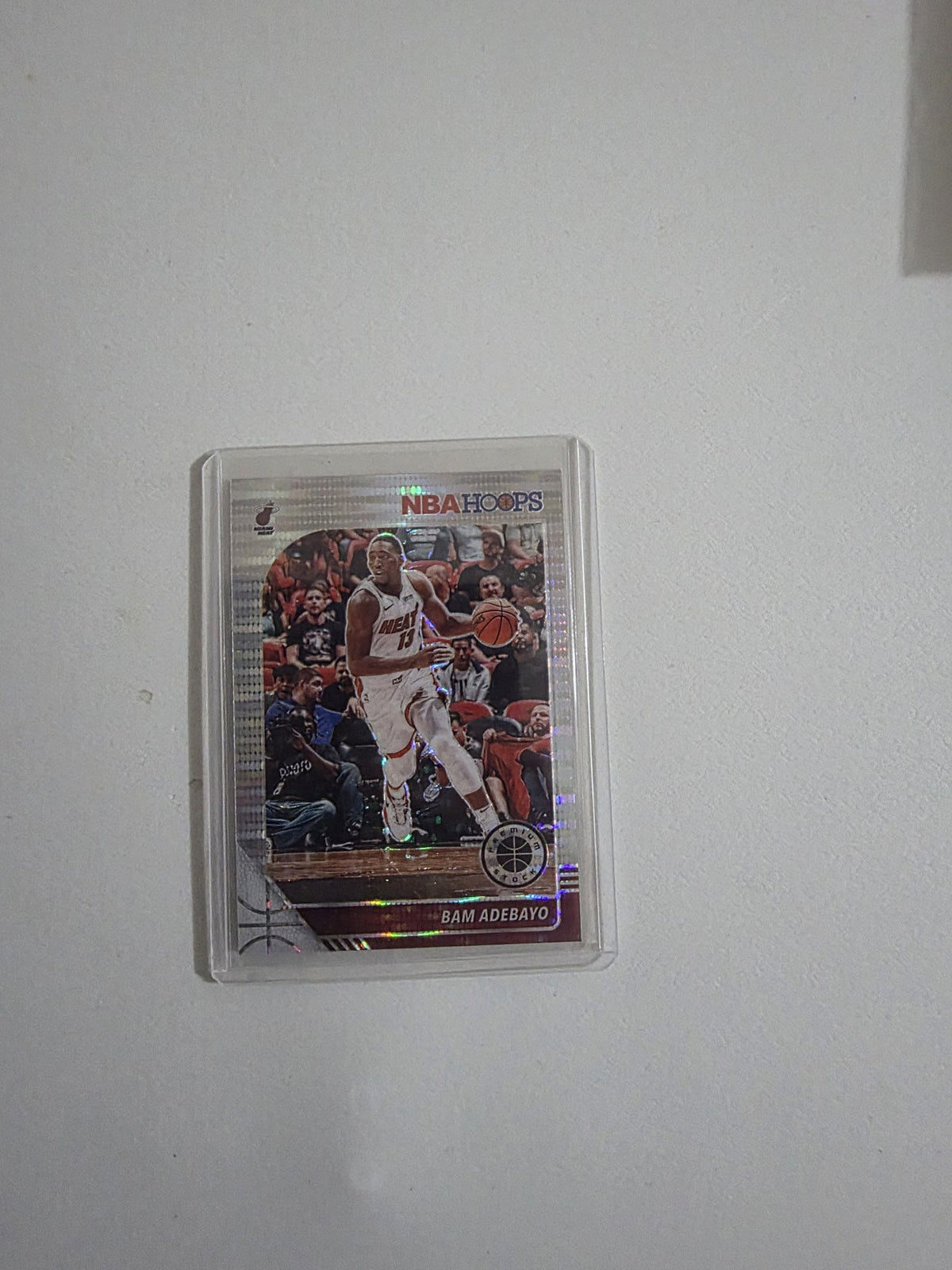 2019 Panini Hoops Premium Stock Bam Adebayo Prizm #95