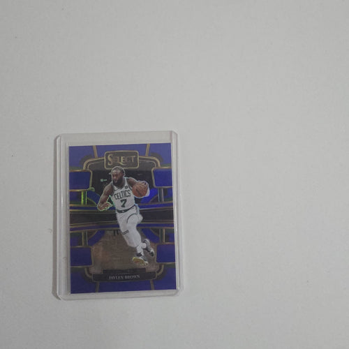 2023-24 Panini Select Basketball Concourse Jaylen Brown Blue Prizm #22