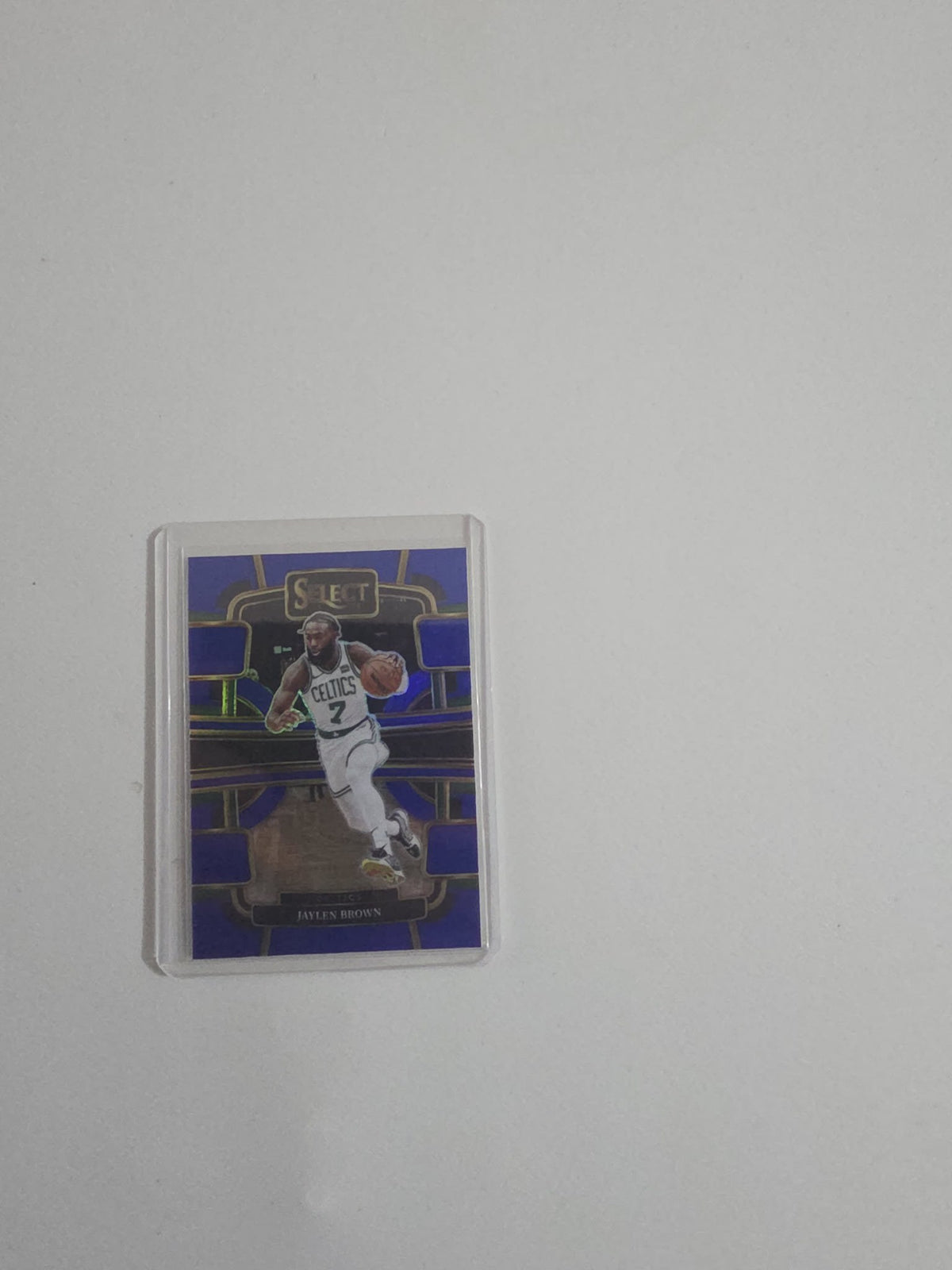 2023-24 Panini Select Basketball Concourse Jaylen Brown Blue Prizm #22