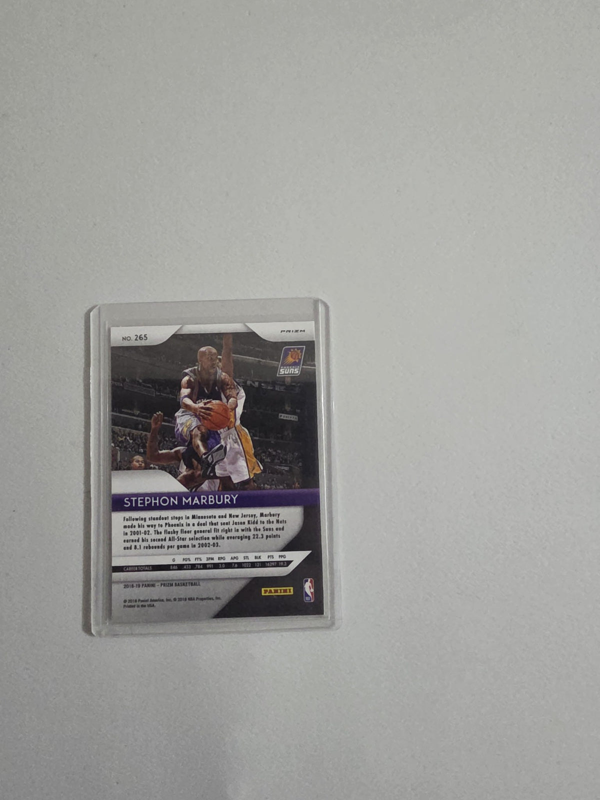 2018-19 Panini Prizm Stephon Marbury Green #265 - view 2
