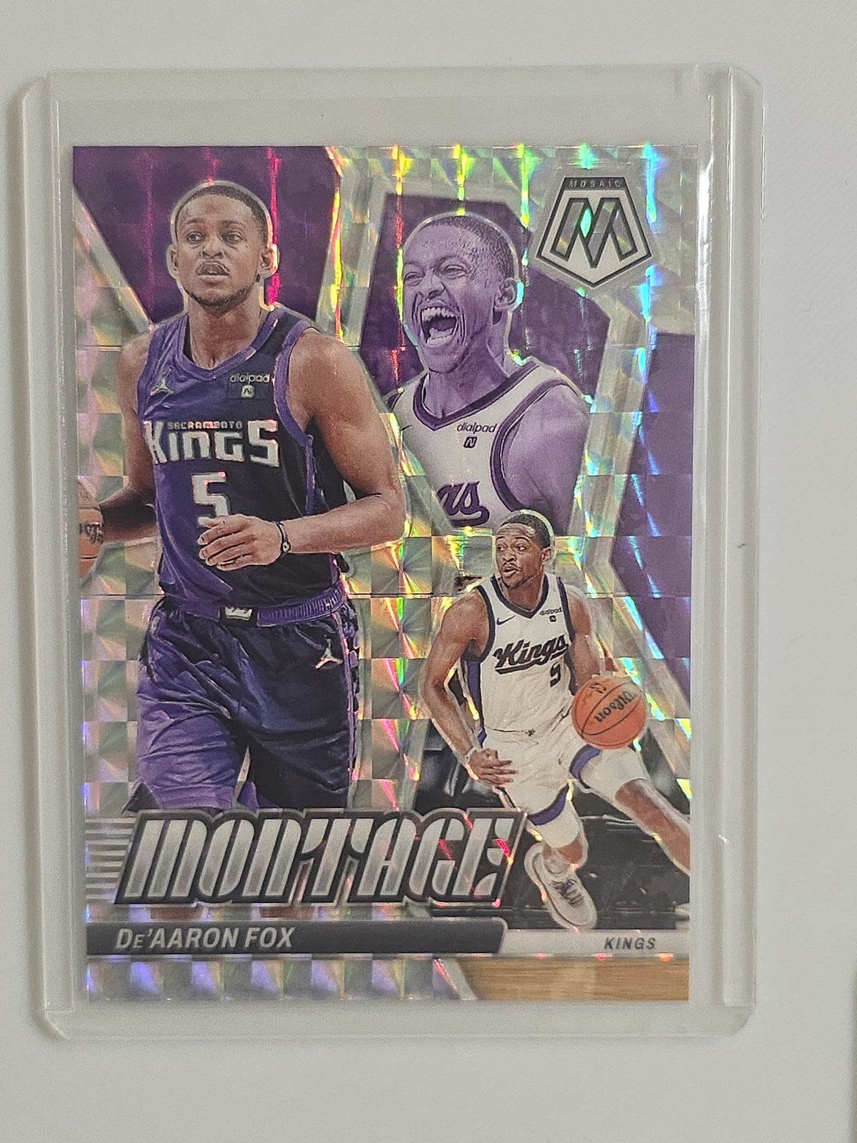 2023-24 Panini Mosaic Montage De'Aaron Fox Mosaic #1