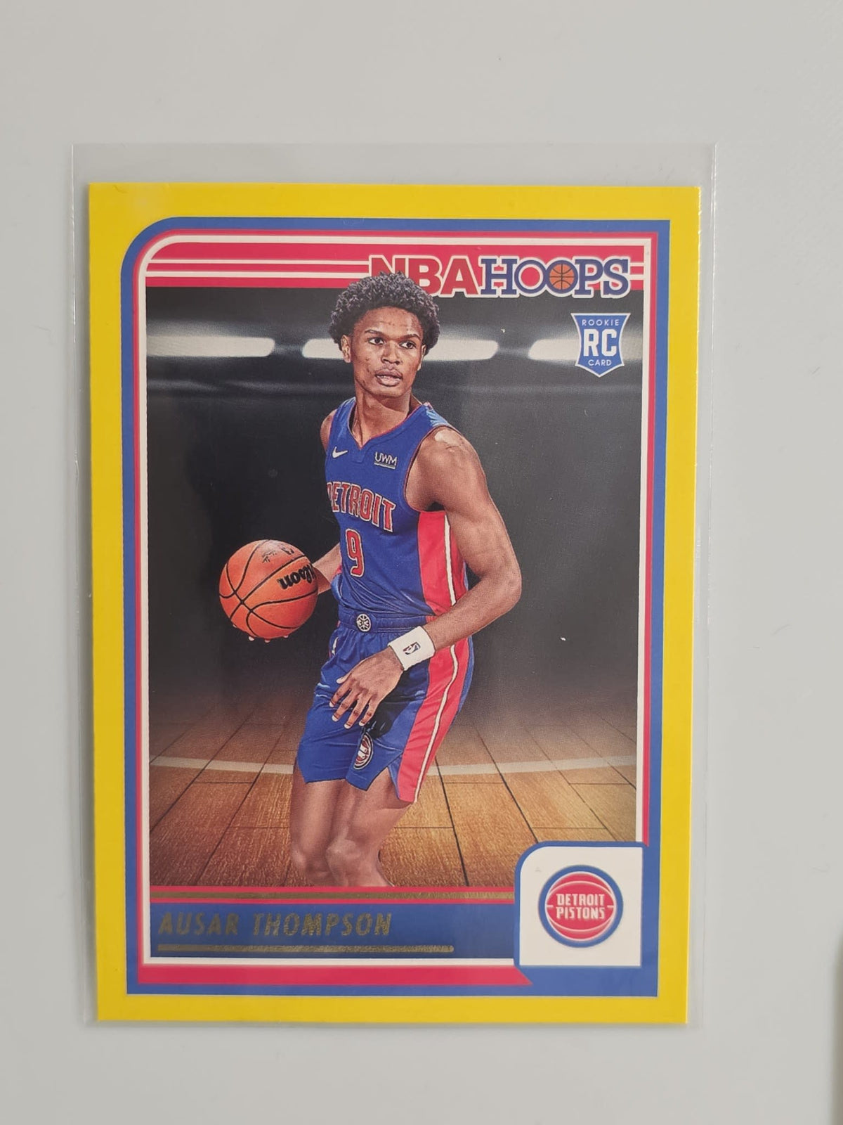 2023 Panini NBA Hoops Ausar Thompson Yellow #255