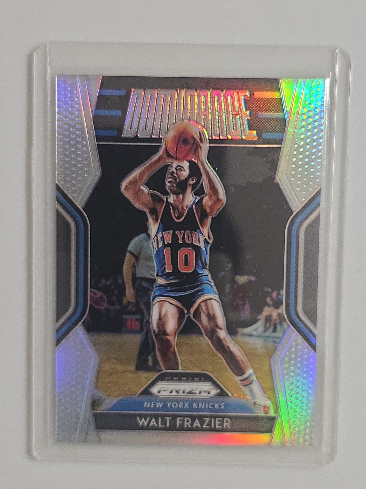 2018-19 Panini Prizm Dominance Walt Frazier Silver Prizm #10