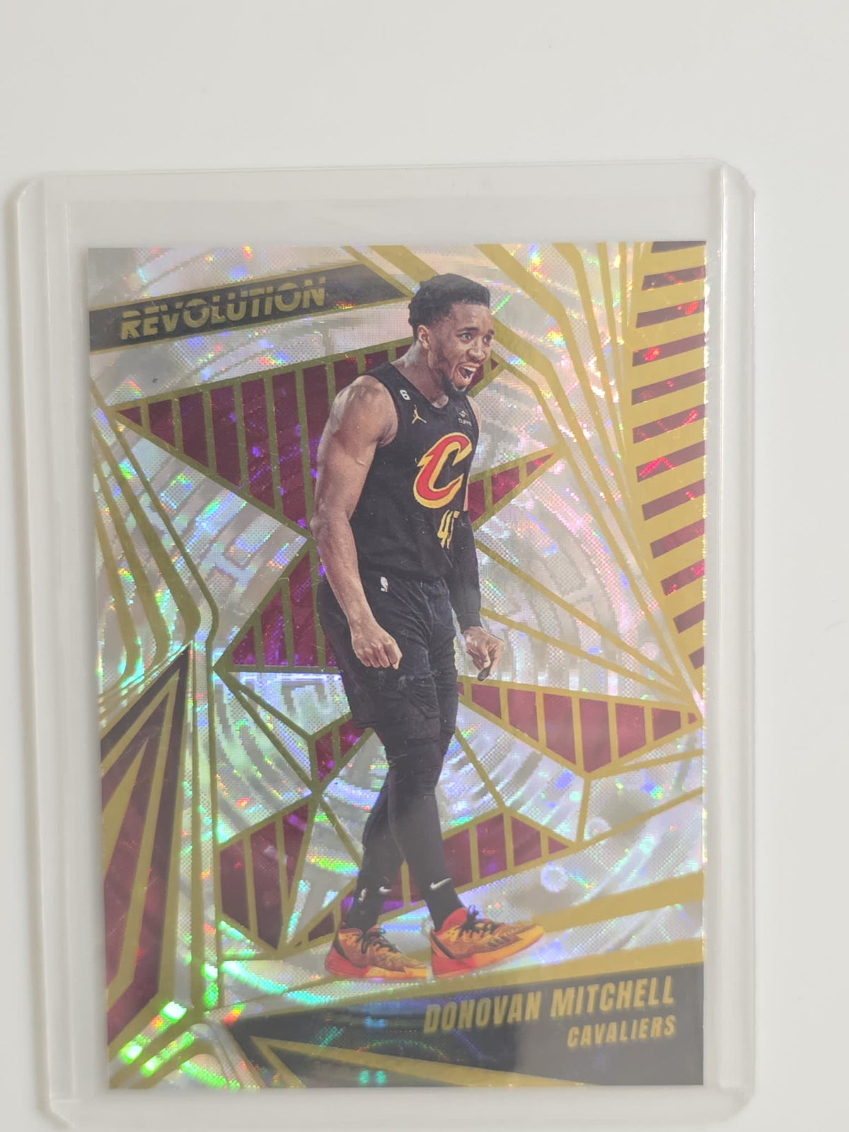 2023-24 Panini Revolution Donovan Mitchell Fractal #84