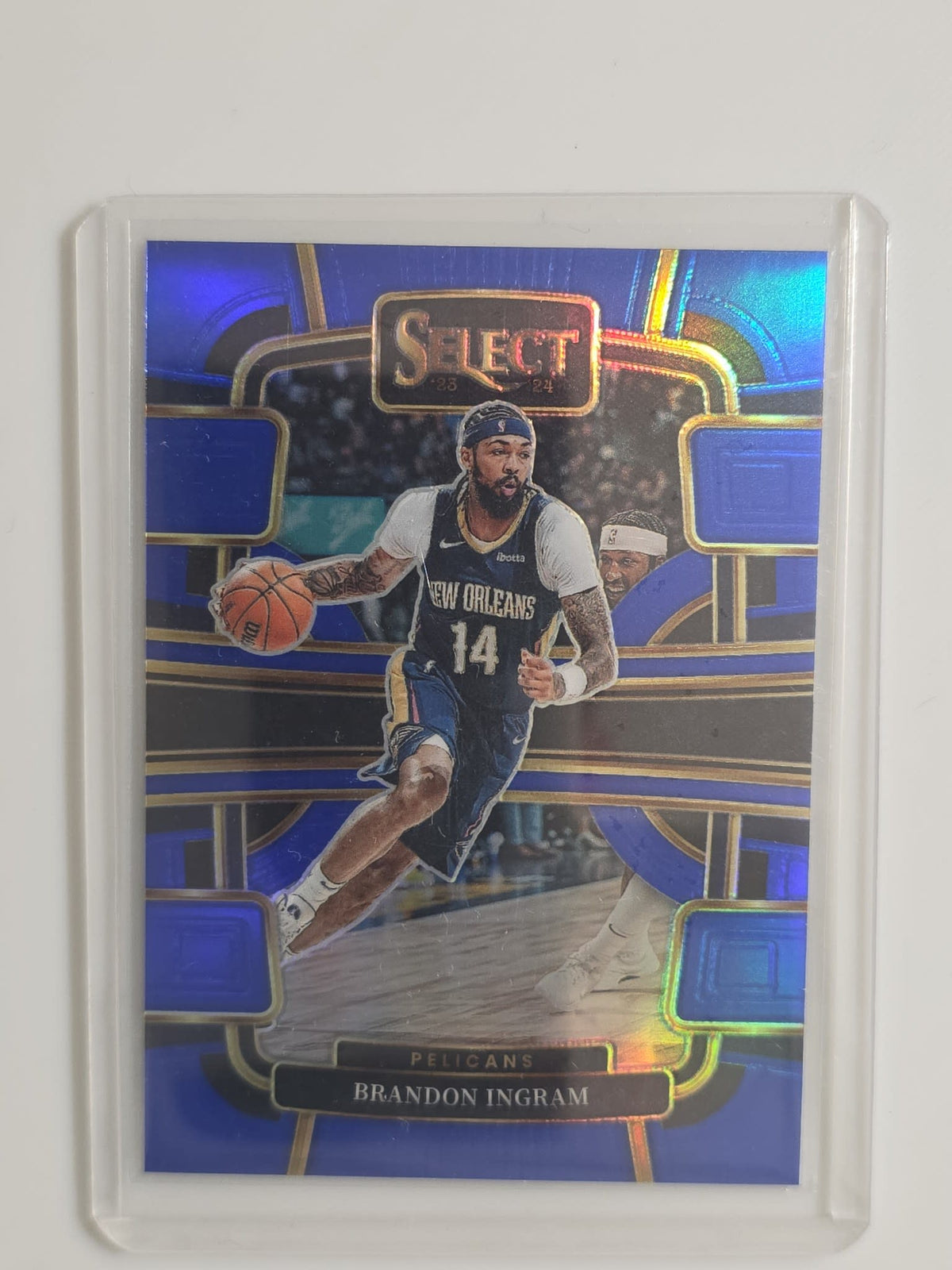 2023-24 Panini Select Basketball Concourse Brandon Ingram Blue Prizm #28