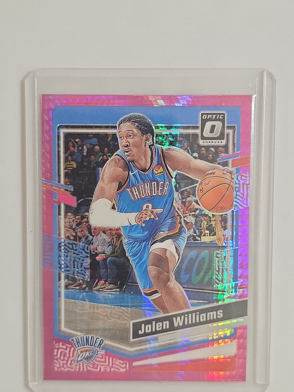 2023-24 Panini Donruss Optic Jalen Williams Pink Prizm #188