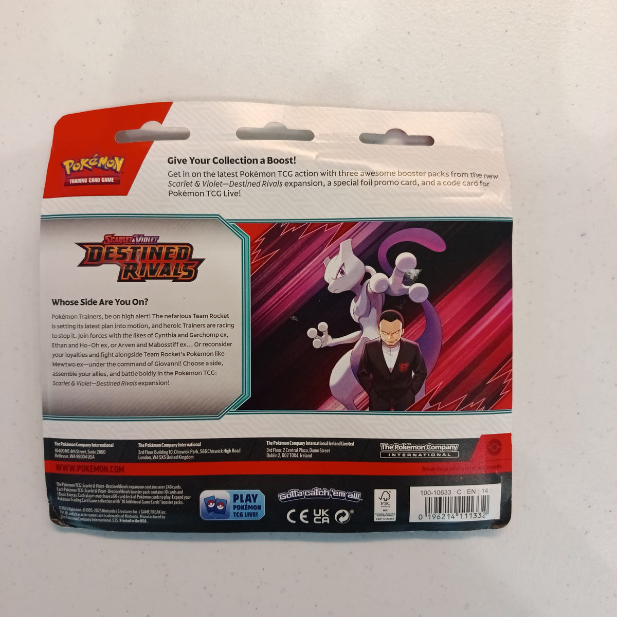 2025 Pokemon Scarlet & Violet Zebstrika #207 - view 2