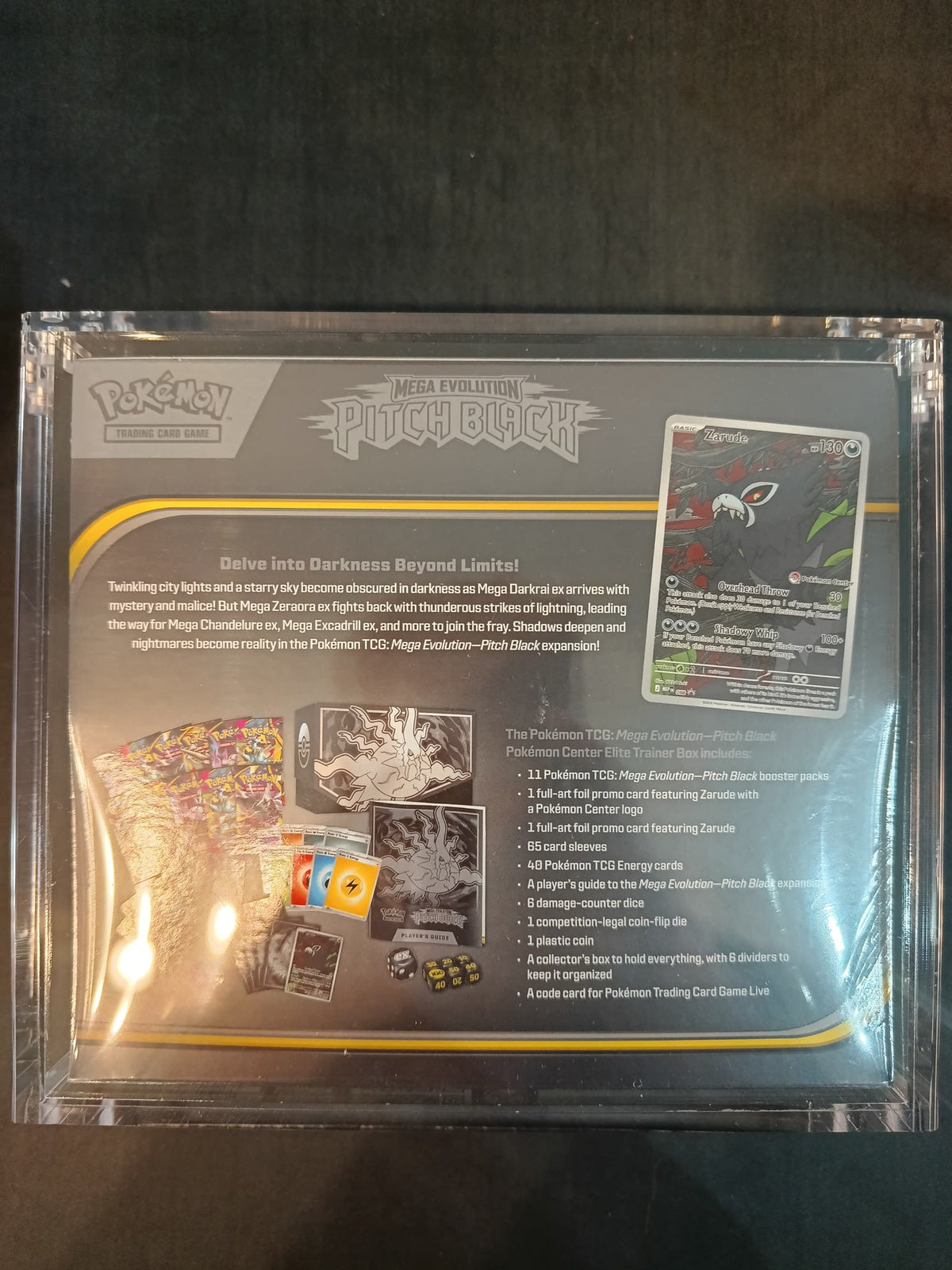 Pokemon Mega Evolution Pitch Black Mega Darkrai ex Elite Trainer Box 2025 (English) - view 2