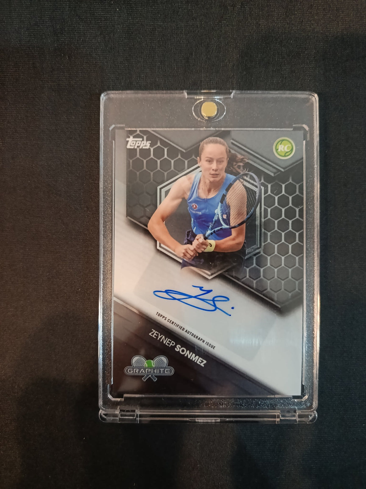2026 Topps Graphite Tennis Graphite Signatures Zeynep Sonmez #GRS-ZSZ