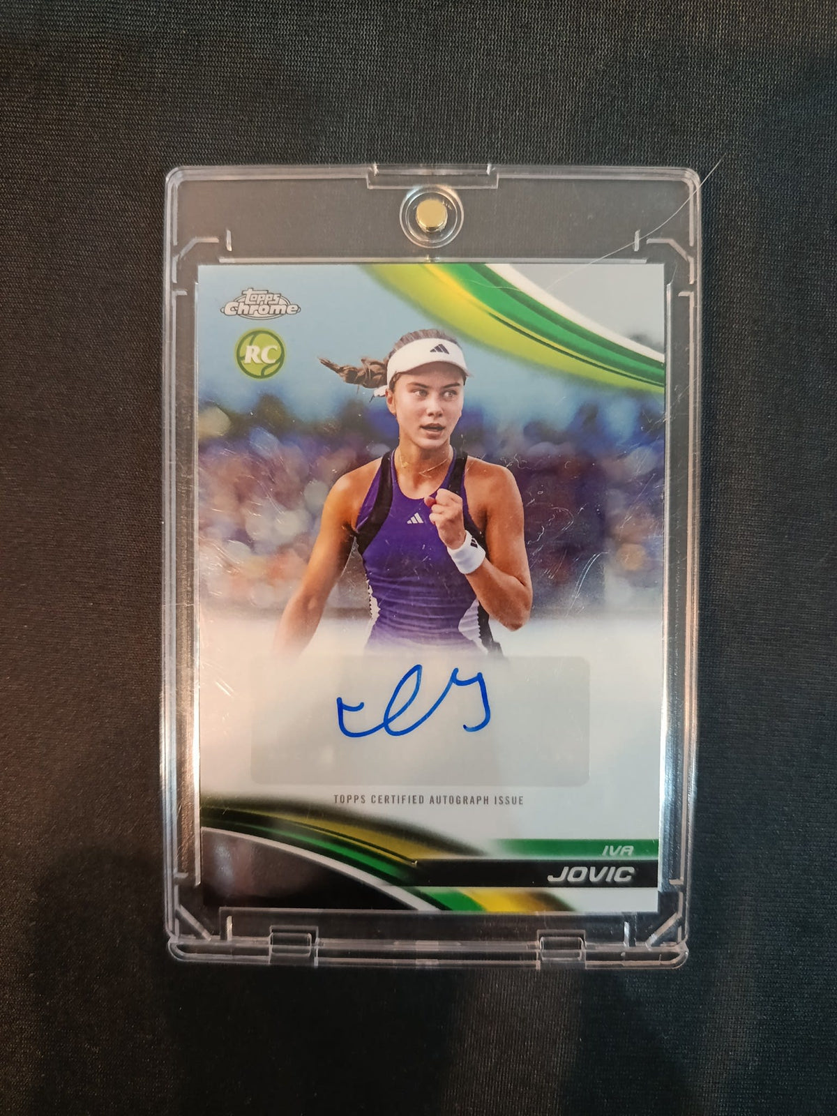 2025 Topps Chrome Autograph Card Iva Jovic #CA-IJC