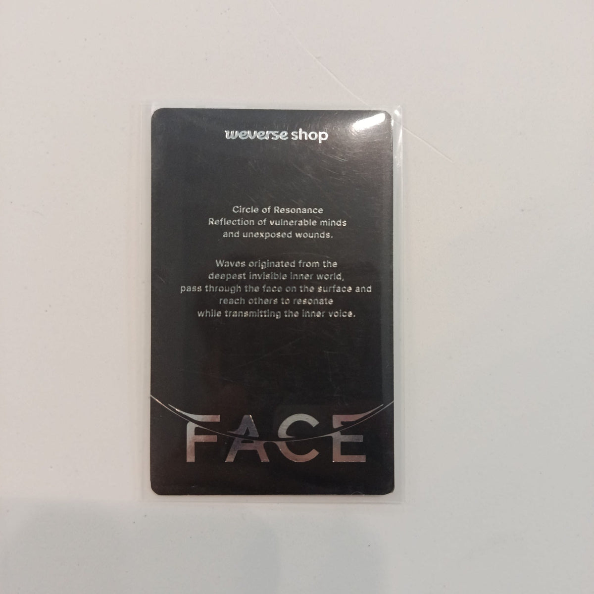 2023 Weverse Shop FACE Circle of Resonance Jimin Holographic - view 2