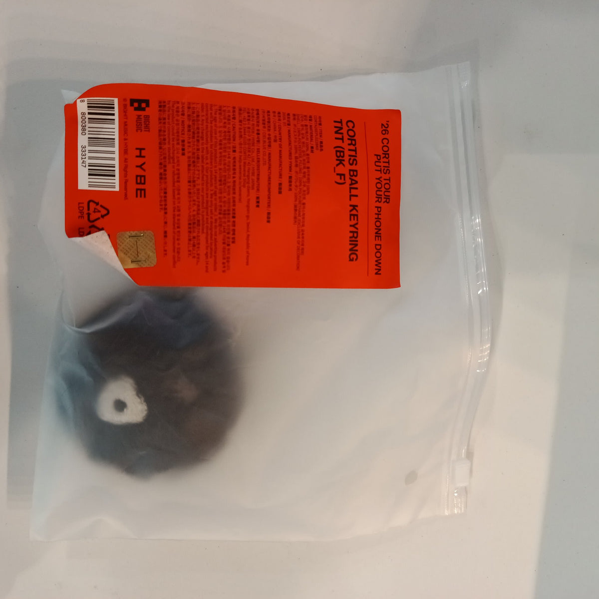 HYBE / BigHit Music '26 Cortis Tour - Put Your Phone Down Cortis Ball Keyring - TNT (BK_F)