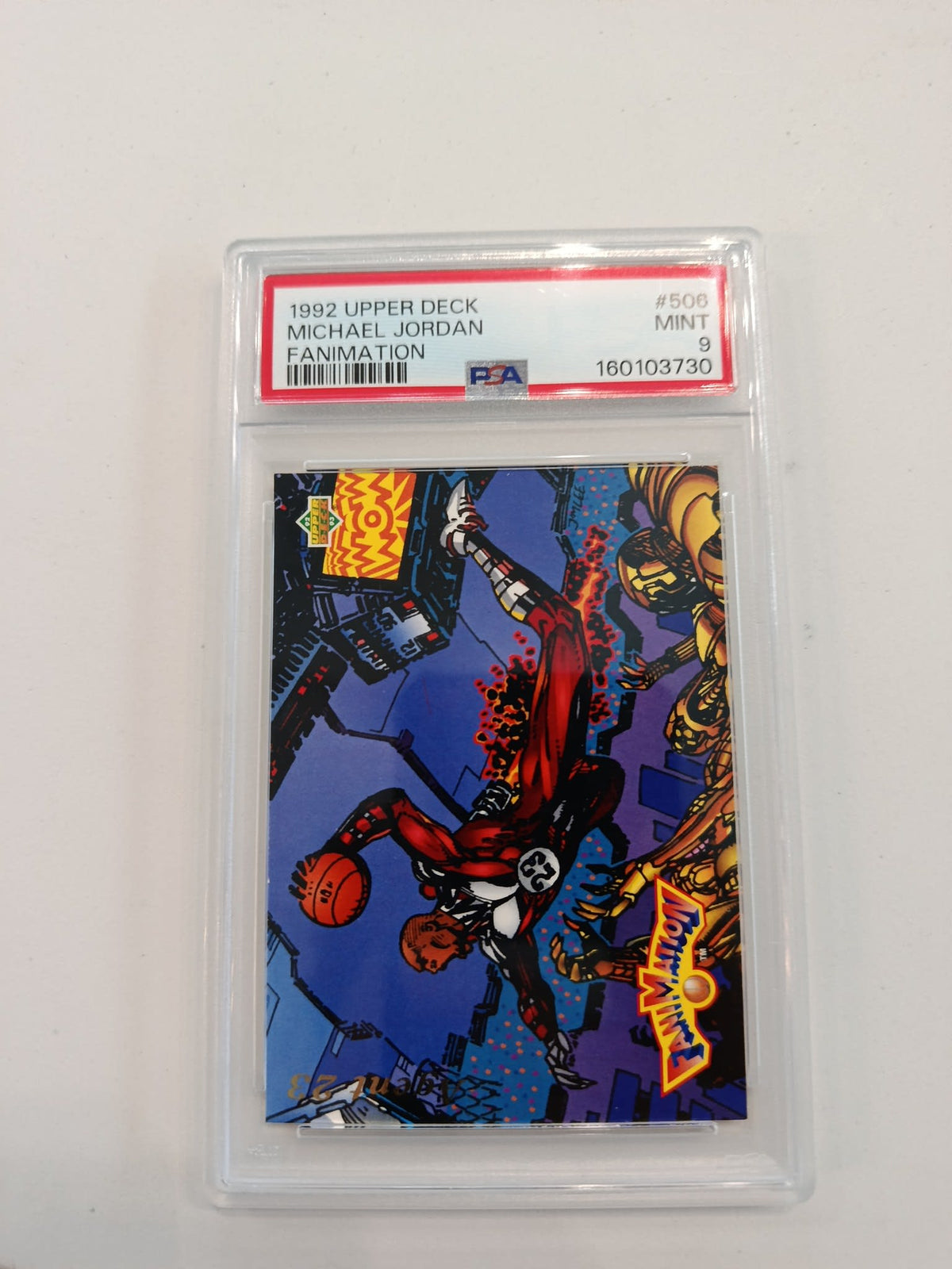 1992 Upper Deck Fanimation Michael Jordan #506 PSA 9