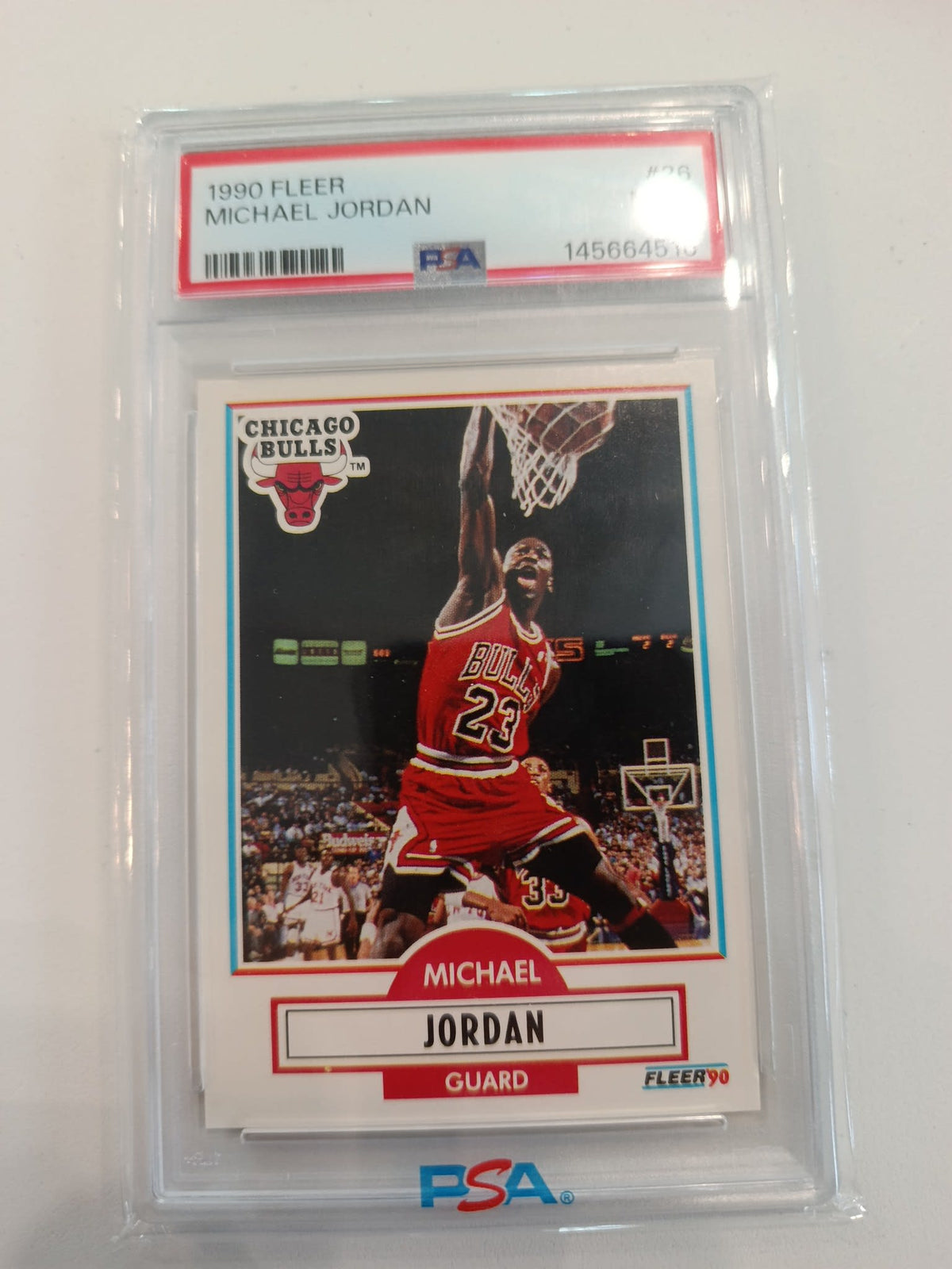 1990 Fleer 1990 Fleer Michael Jordan #26 PSA 9