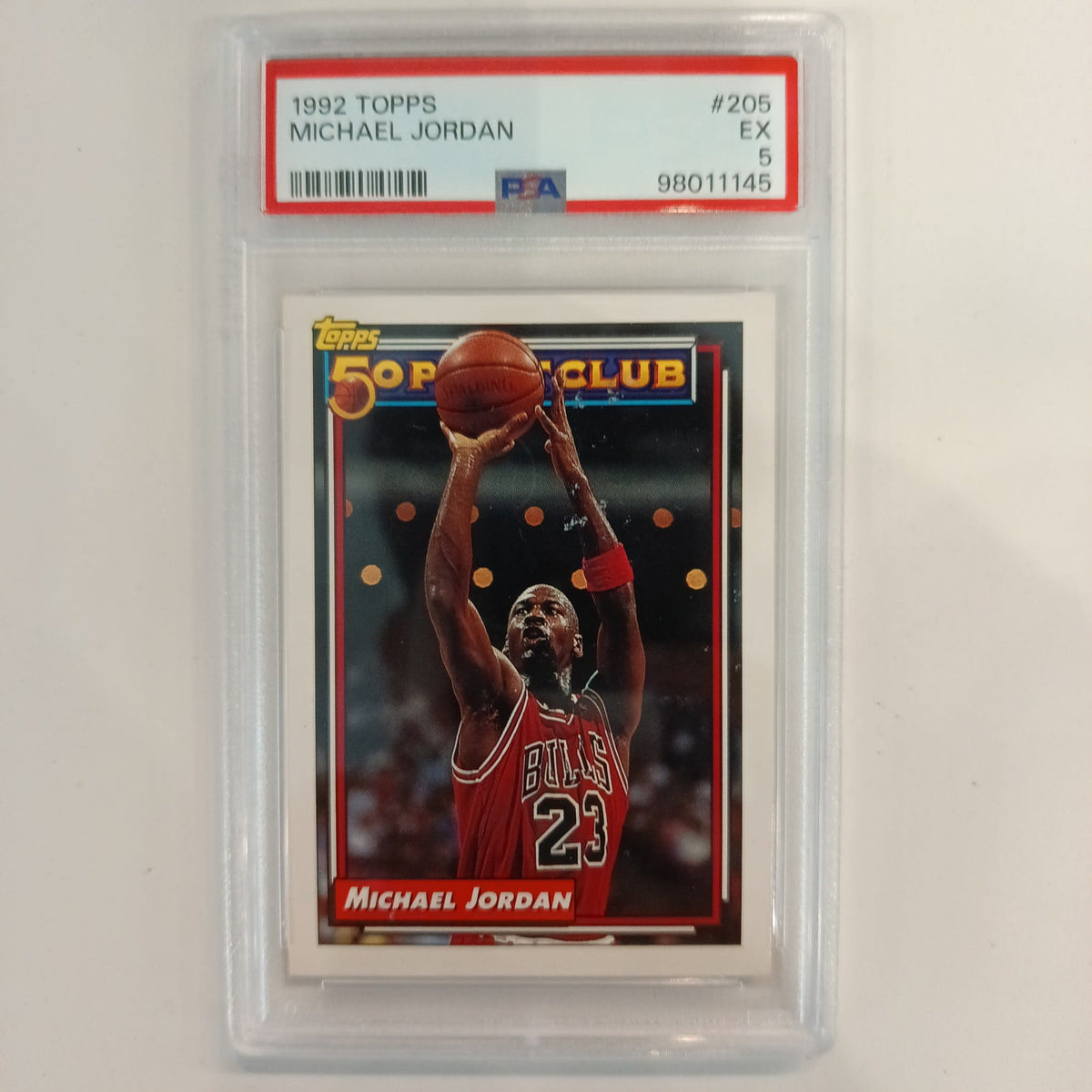 1992 Topps 1992 Topps 50 Point Club Michael Jordan #205 PSA EX-5