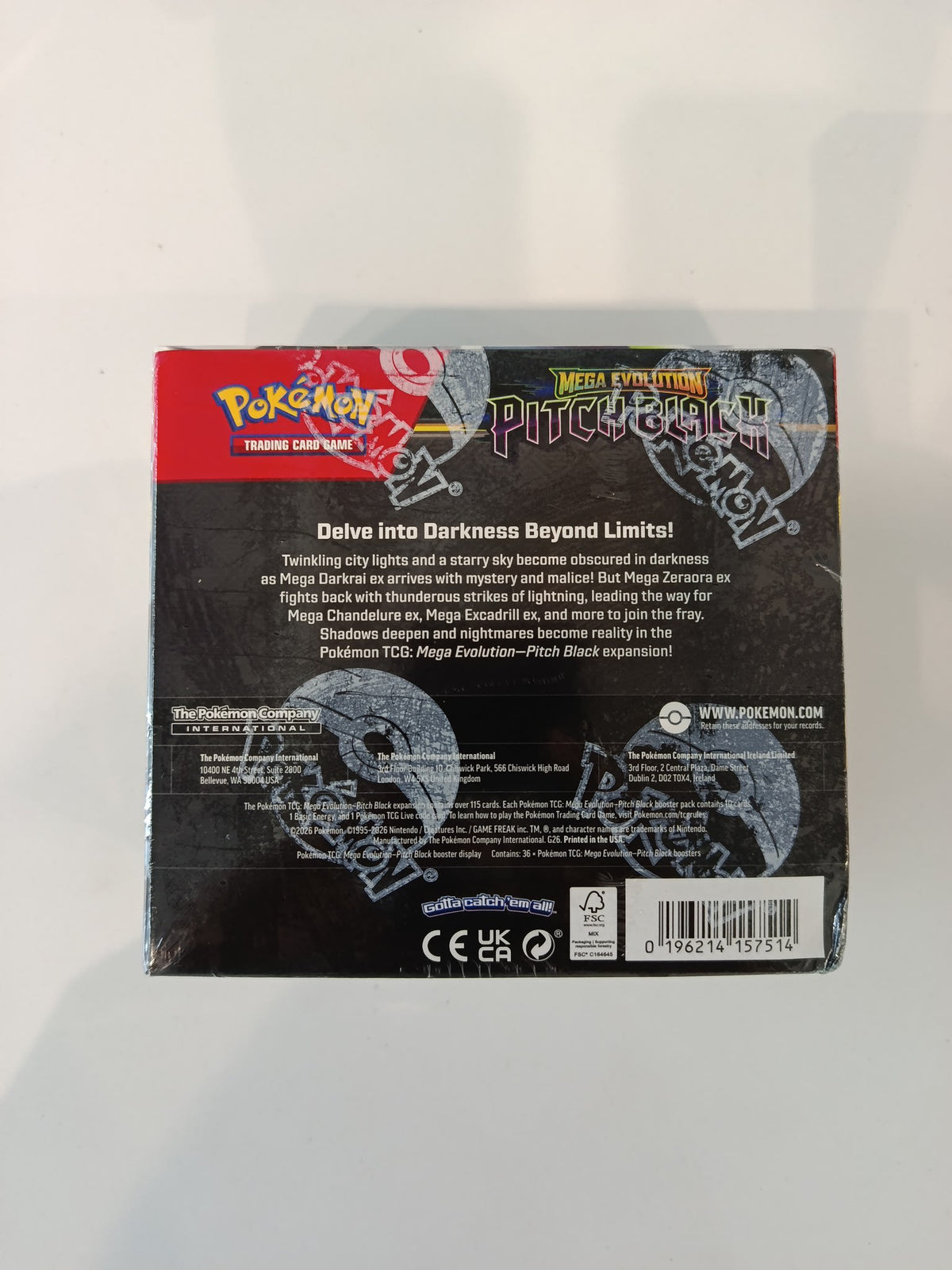 Pokemon Mega Evolution Pitch Black Mega Darkrai ex 2026 (English) - view 2