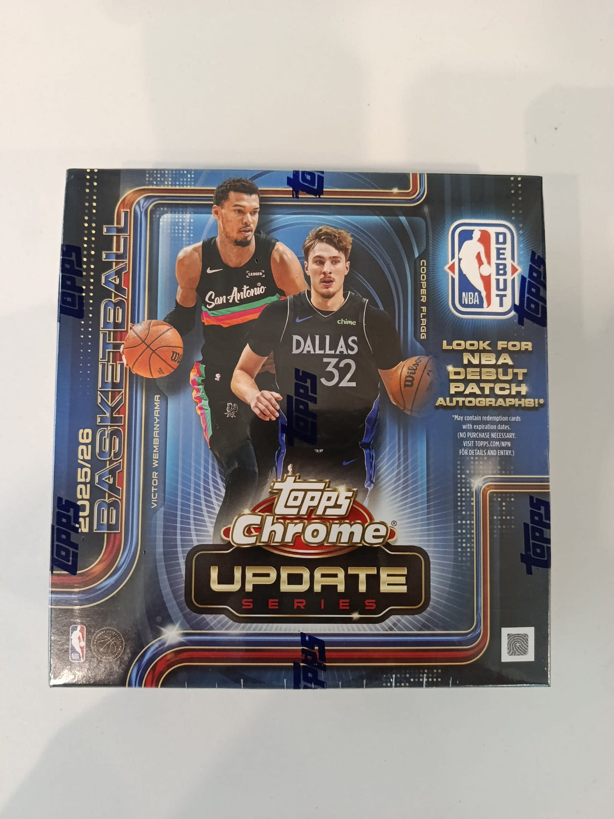 2025-26 Topps Chrome Update Series Retail Box