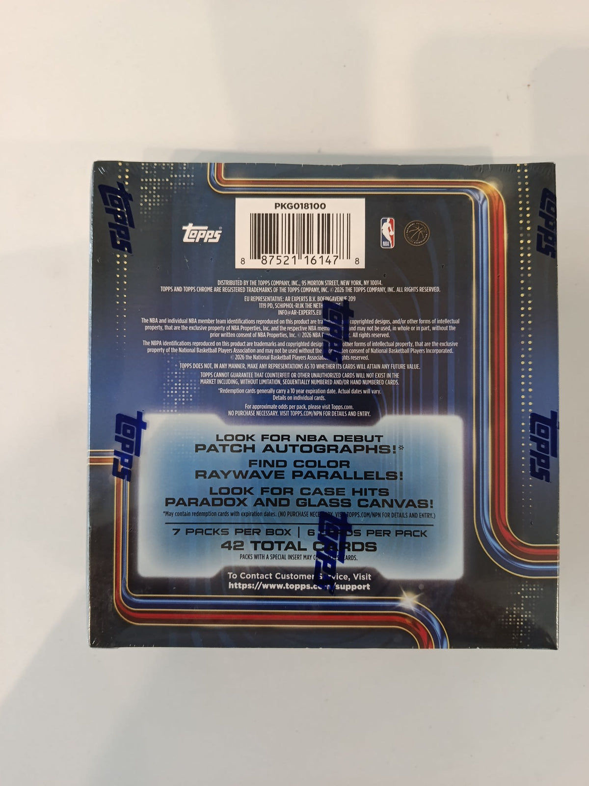 2025-26 Topps Chrome Update Series Retail Box - view 2