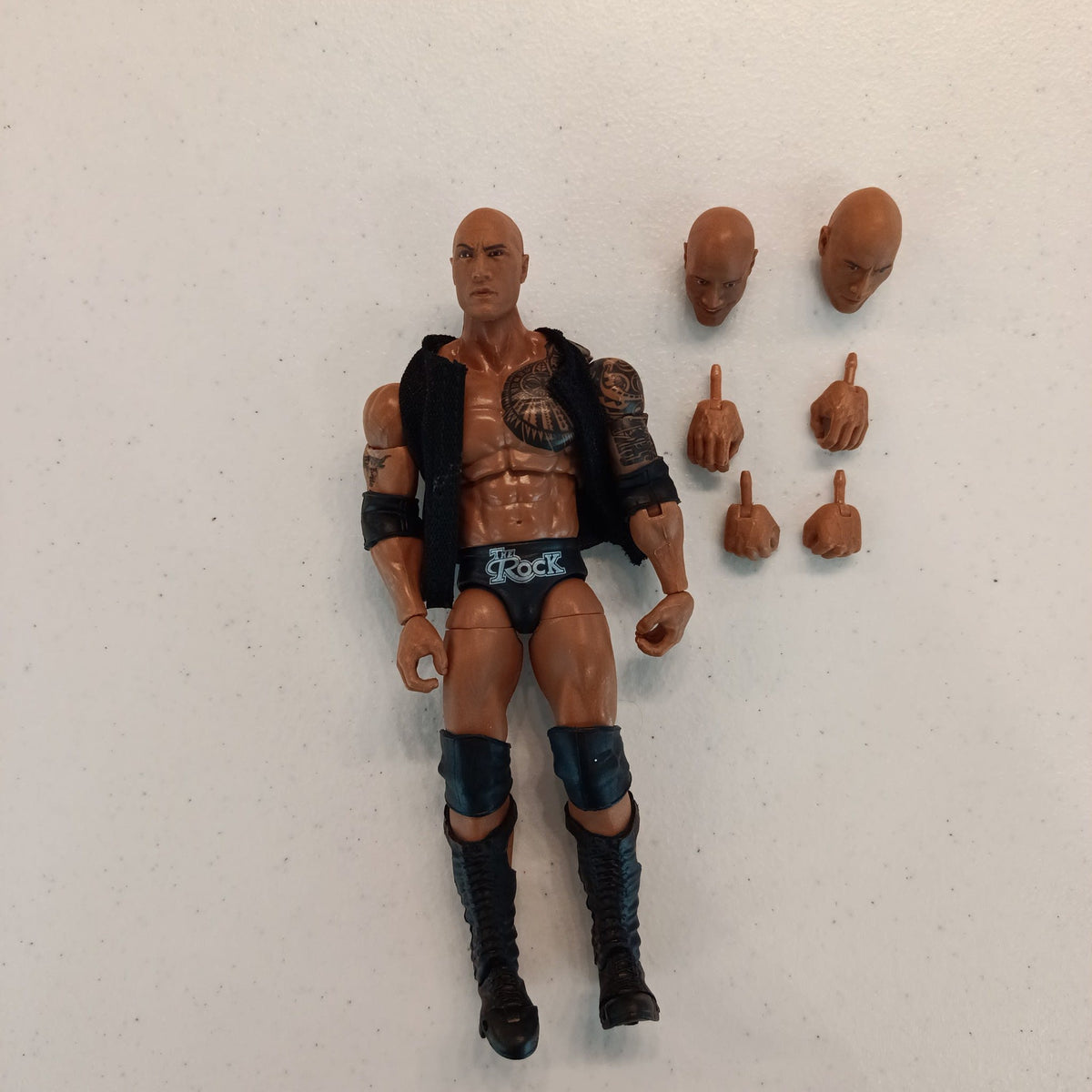 WWE Action Figure Elite / S.H. Figuarts-style The Rock (Dwayne Johnson)