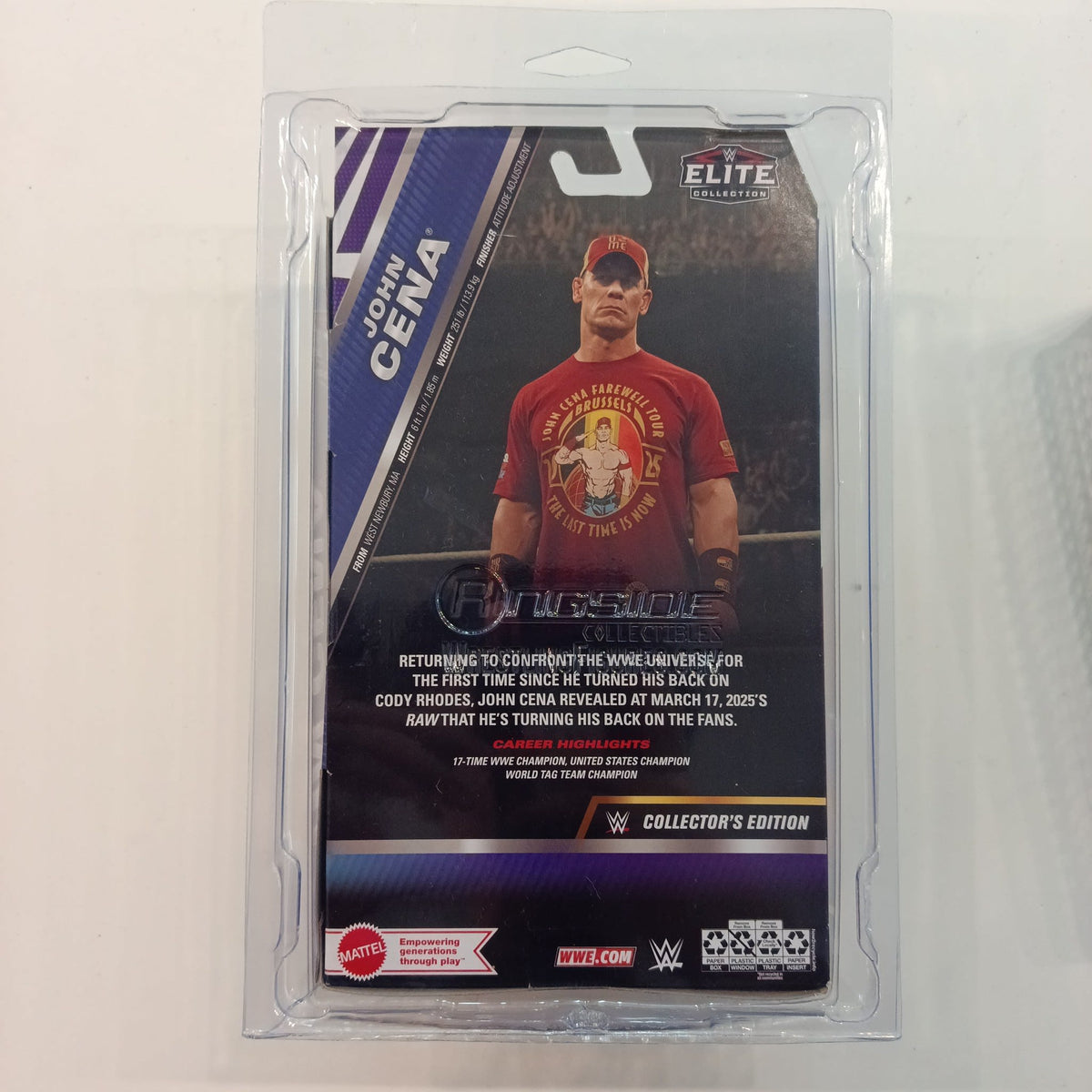WWE Elite Collection Elite Collection Collector's Edition John Cena - view 2