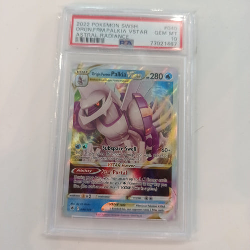 2022 Pokemon Company Sword & Shield Astral Radiance Origin Forme Palkia VSTAR #280 PSA GEM