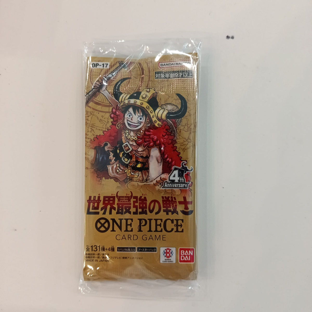One Piece OP-17 World's Strongest Warrior Monkey D. Luffy Booster Pack 2025 (Japanese)