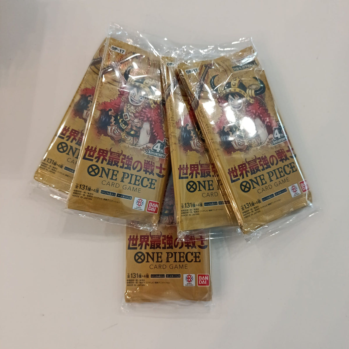 One Piece OP-17 World's Strongest Warrior Monkey D. Luffy Booster Pack 2025 (Japanese) - view 2