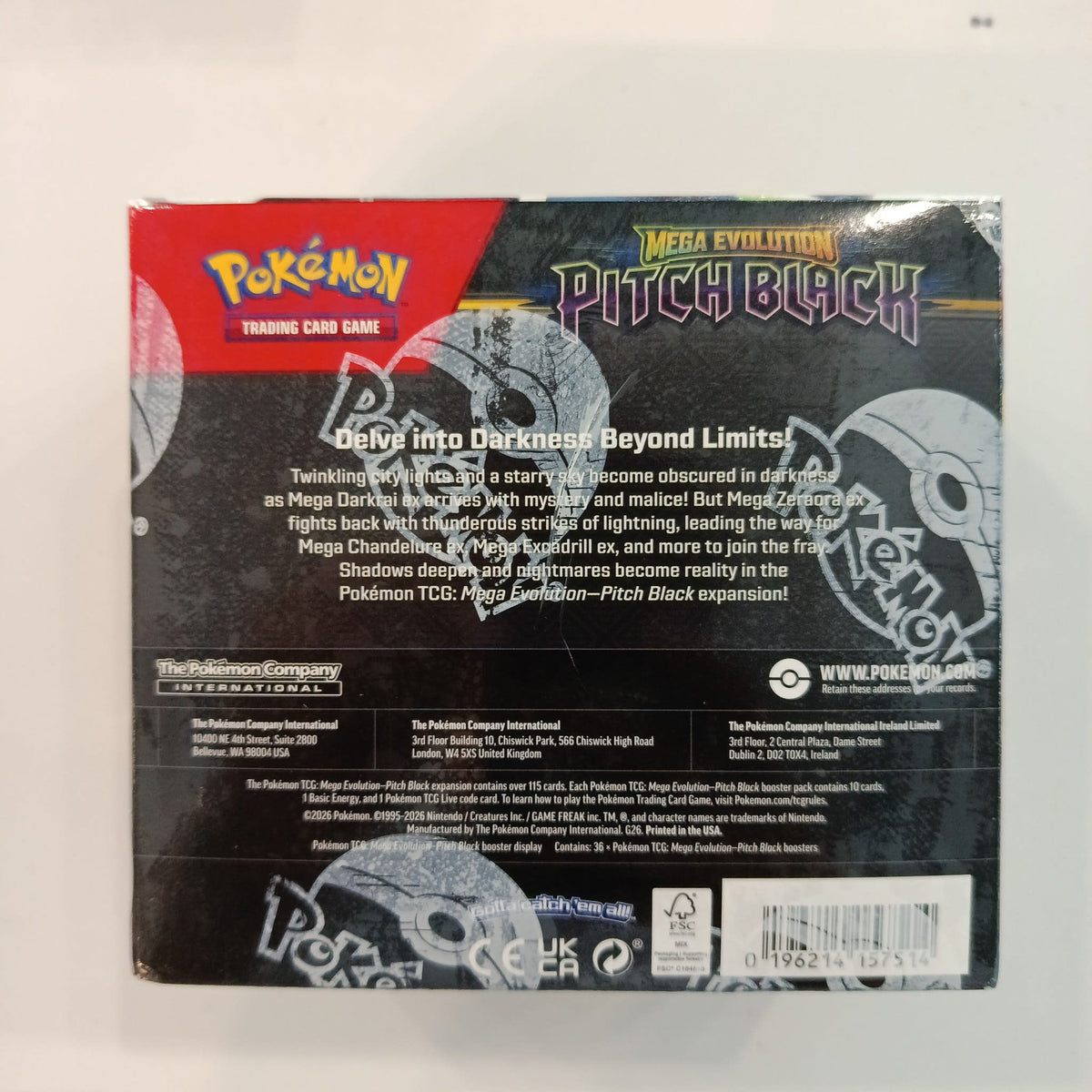 Pokemon Mega Evolution Pitch Black Mega Darkrai ex 2026 (English) - view 2