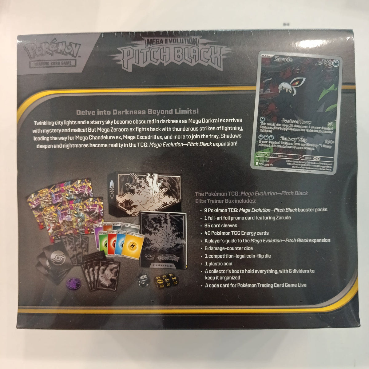 Pokemon Mega Evolution Pitch Black Mega Darkrai ex Elite Trainer Box (English) - view 2