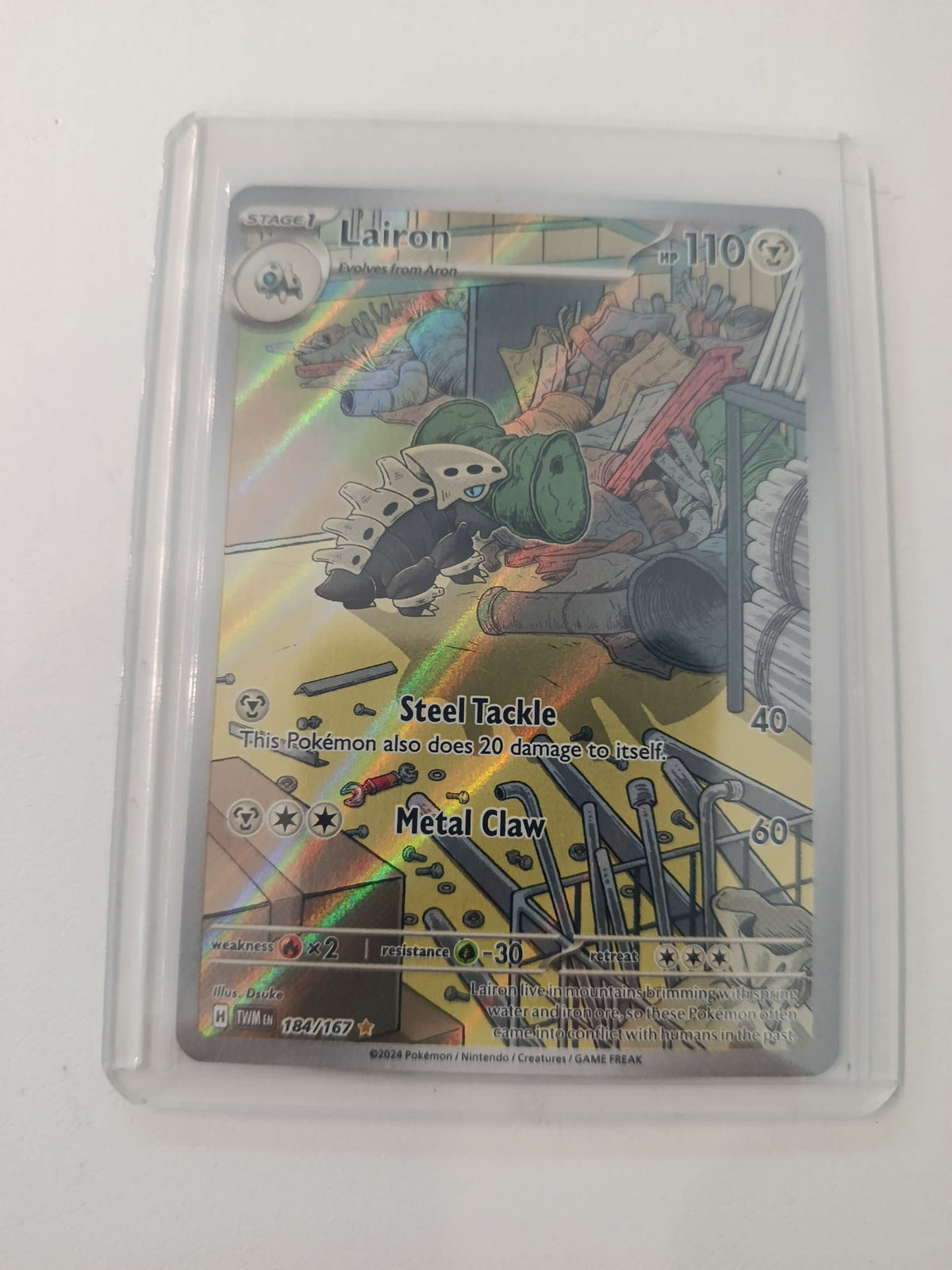 Pokemon Lairon Twilight Masquerade (TWM) #184/167 2024 (English) 184/167