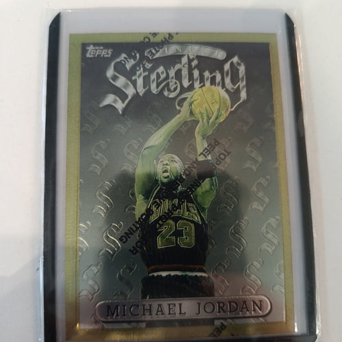 1995-96 Topps Finest Sterling Michael Jordan #50
