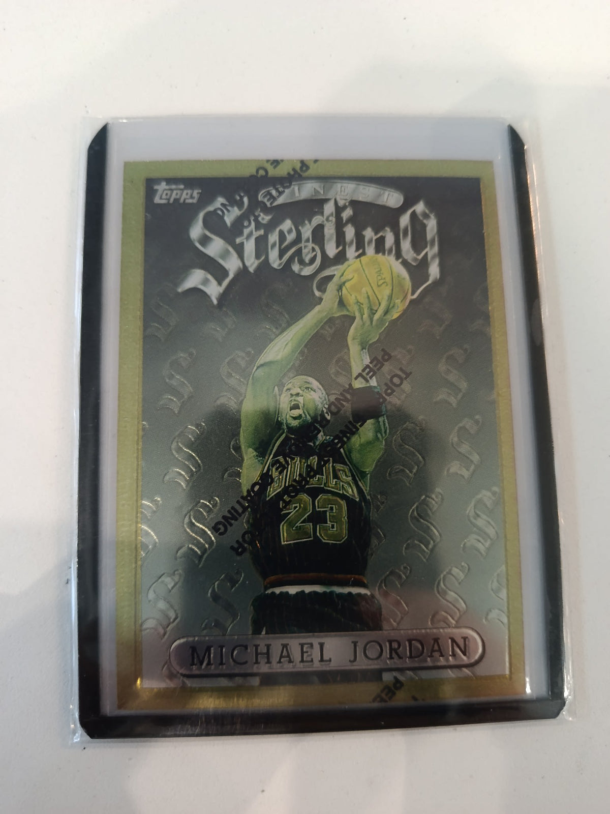 1995-96 Topps Finest Sterling Michael Jordan #50