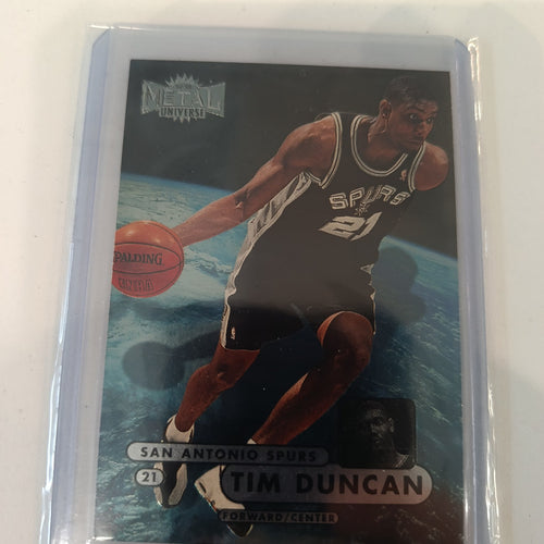 1997-98 Skybox Metal Universe Tim Duncan #72