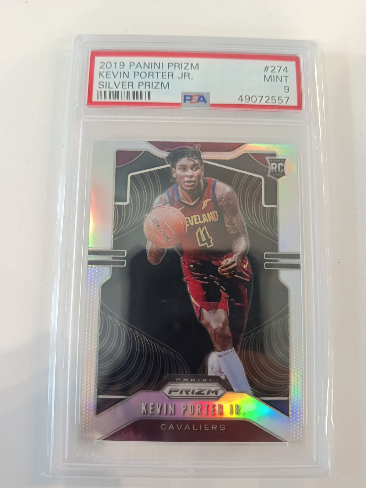 2019 Panini Prizm Kevin Porter Jr. Silver #274 PSA 9