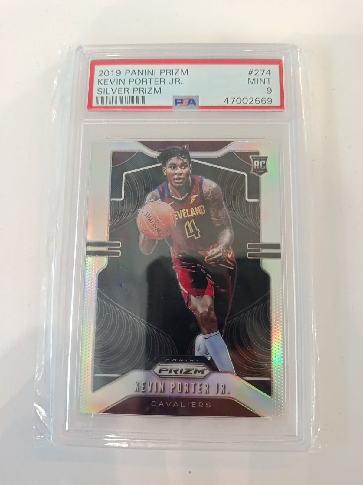 2019 Panini Prizm Kevin Porter Jr. Silver #274 PSA 9