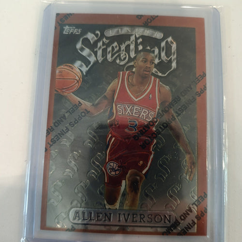 1996-97 Topps Finest Sterling Allen Iverson #240