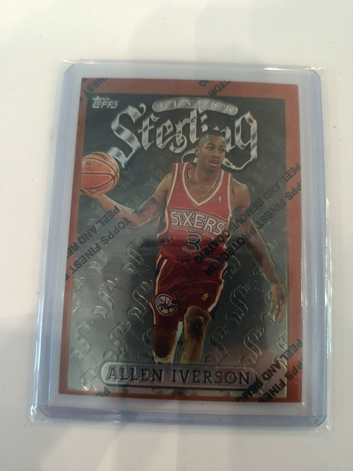 1996-97 Topps Finest Sterling Allen Iverson #240