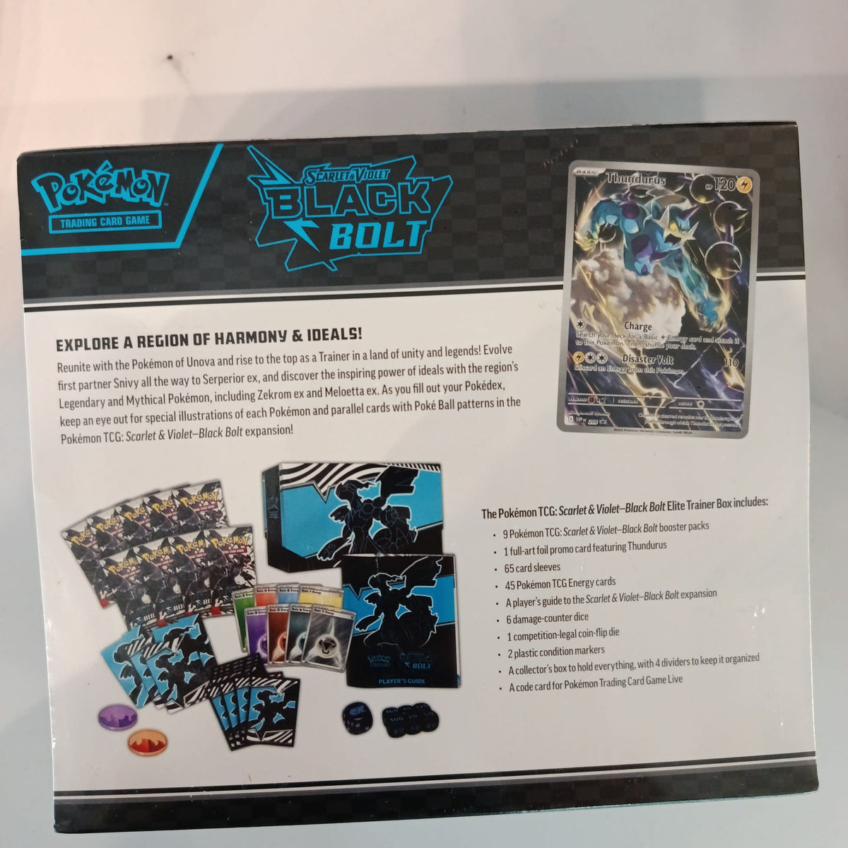 Pokemon Scarlet & Violet Black Bolt Zekrom Elite Trainer Box 2025 (English) - view 2
