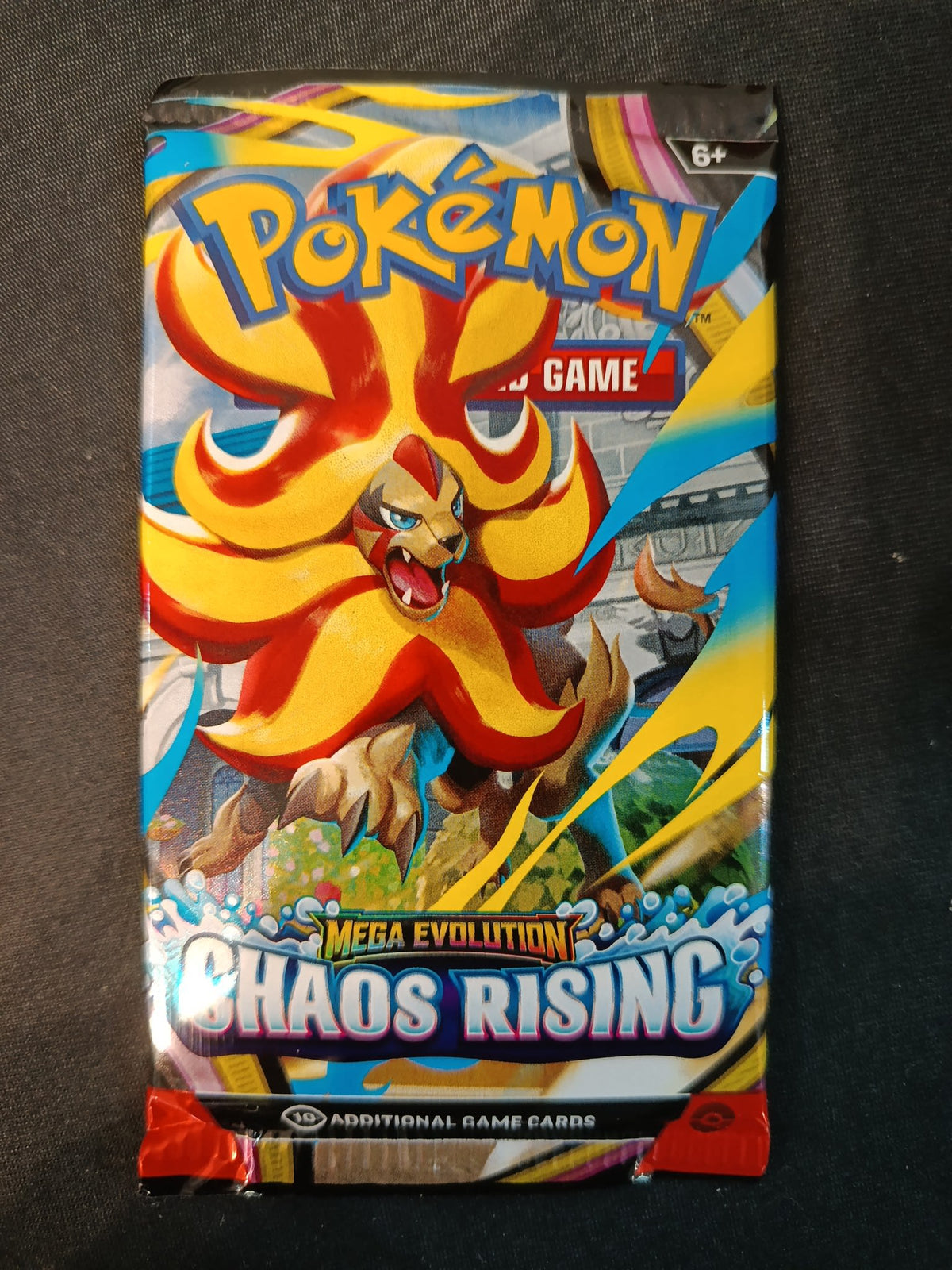 Pokemon Mega Evolution Chaos Rising Incineroar Booster Pack 2025 (English)
