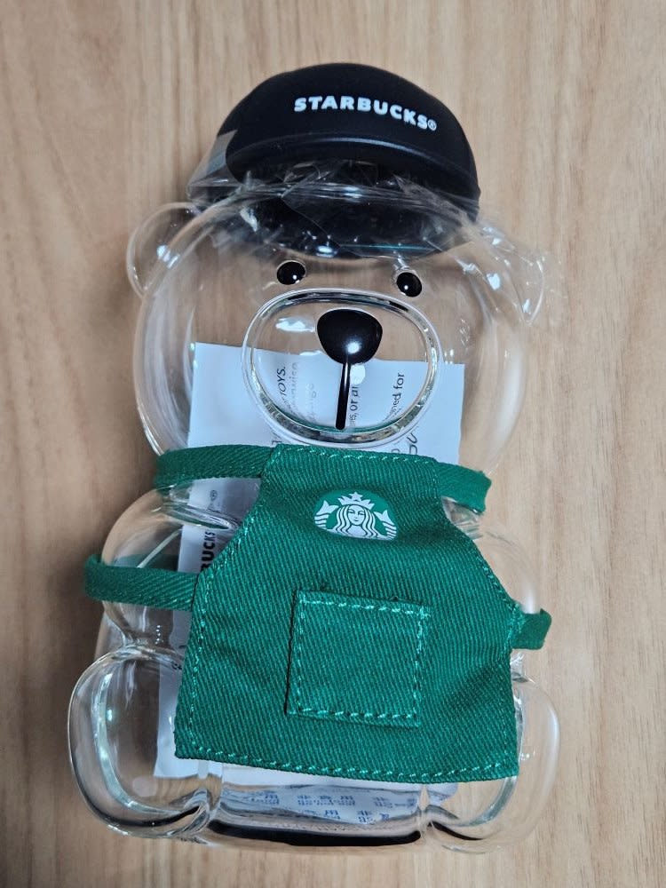 Starbucks Bearista Bearista Bear Barista Glass Cup