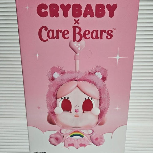 Pop Mart Crybaby x Care Bears Crybaby Cheer Bear Glass Straw Cup