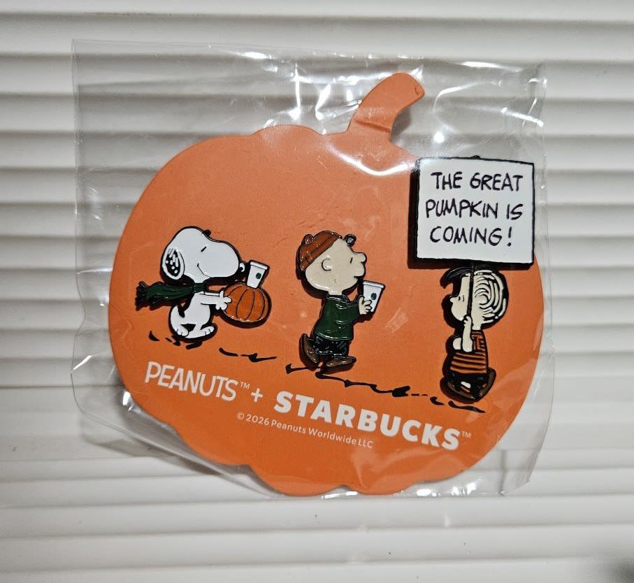 2026 Peanuts x Starbucks Peanuts x Starbucks Halloween Collaboration The Great Pumpkin Is