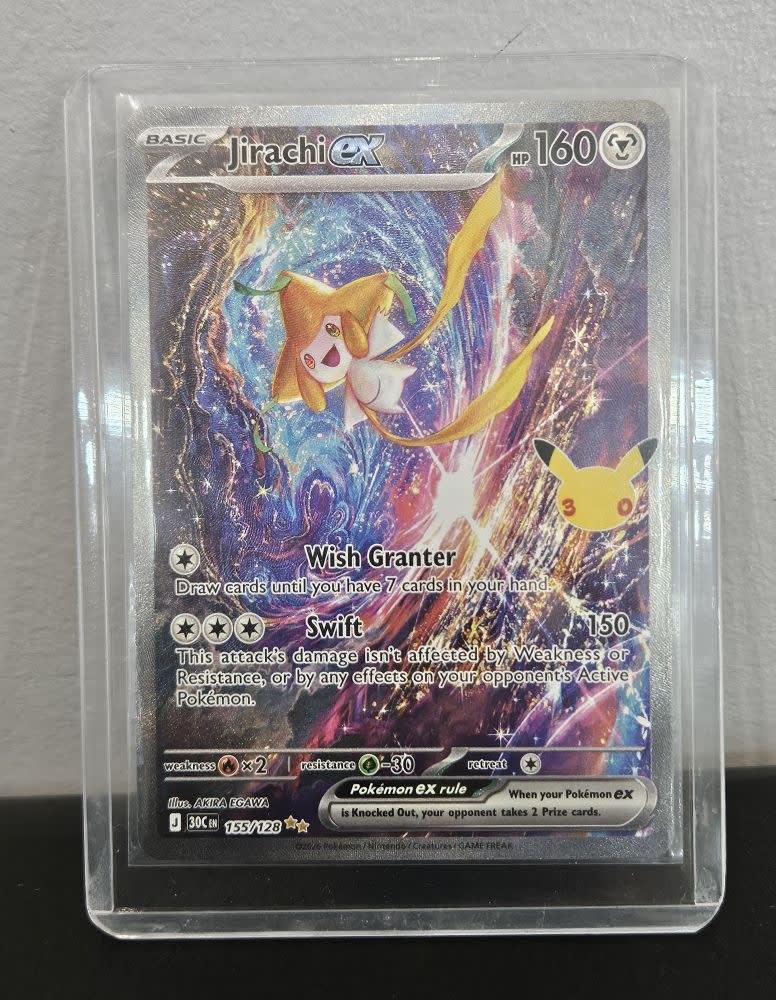Pokemon Jirachi ex Stellar Crown (SV7) #155/128 2024 (English)