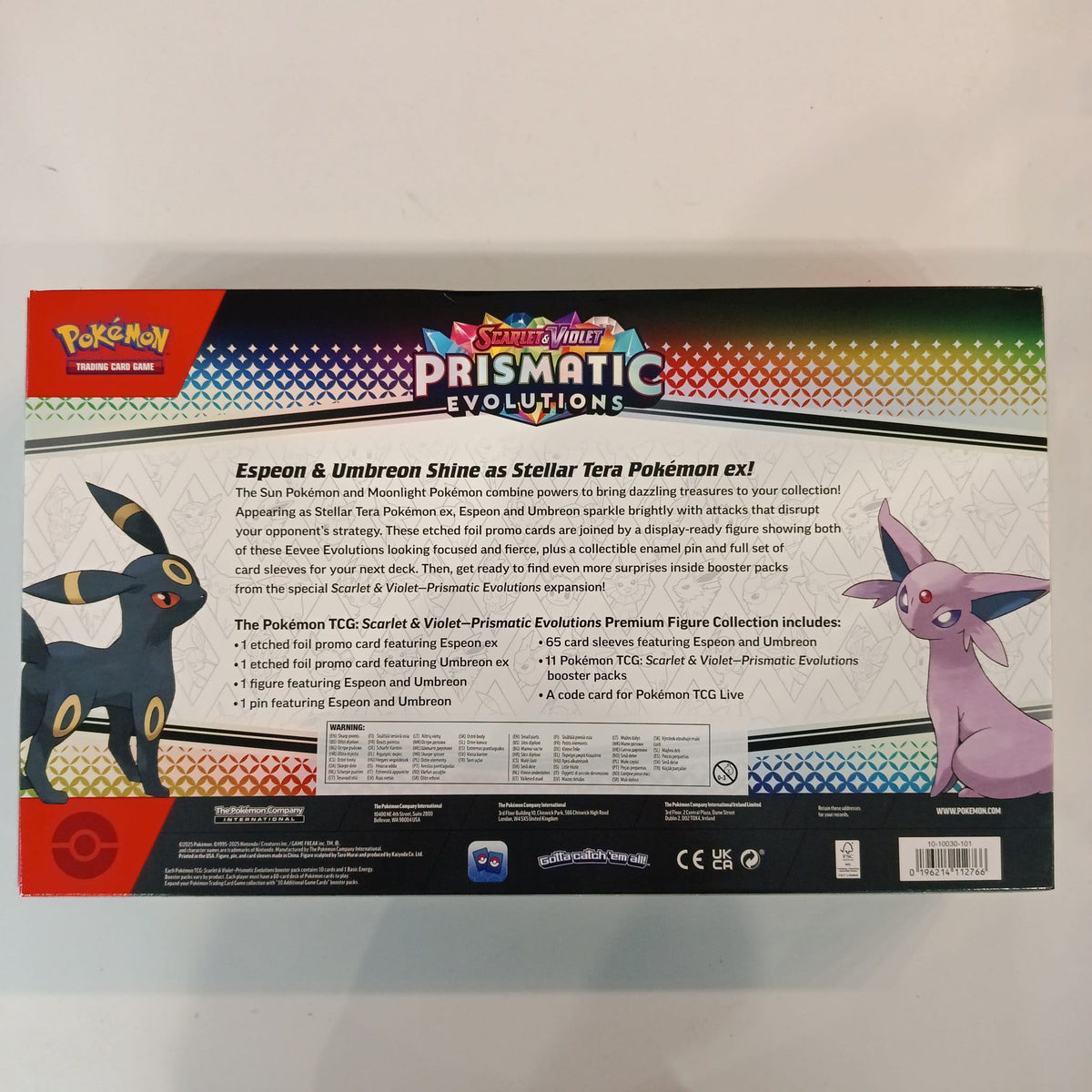 Pokemon Scarlet & Violet: Prismatic Evolutions Espeon & Umbreon Premium Figure Collection - view 2