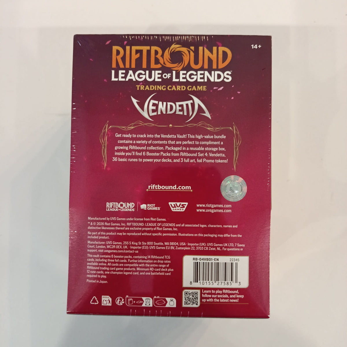 Riftbound Vendetta Akali Vault 2026 (English) - view 2